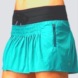(4)💚Lululemon Run Revitalize Oasis Skort💚Waist 13.5" - 15.5" L 13"